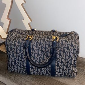 Navy Blue Dior Boston Bag 💙